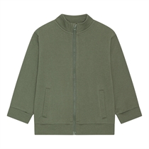 BIRKHOLM Sweat Cardigan Oliven Grøn